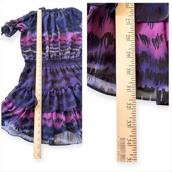 Misa Los Angeles Becca Dress Purple Tie Dye, Size Small‎ - Picture 16 of 16